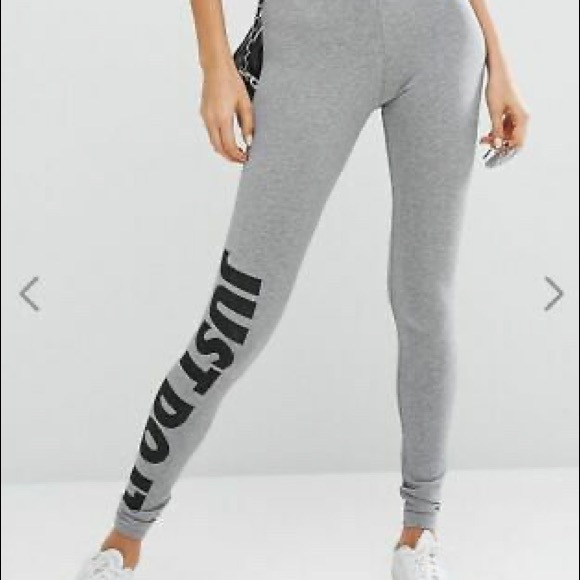 nike leggings with just do it on the side